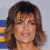 Static 50x50 pixel icon showing a woman's face with brown hair and closed eyes against a light background with blue/yellow stripes.