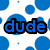 Pixelated icon with blue, green, orange, and pink dots on white background; text "dude" in blue, "sweet" in yellow, and "dots!" in purple.