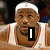 A four- shows a basketball player in a white jersey with red trim and headband, each displaying different text overlays