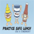Three pixelated cartoon figures with exaggerated hats stand against a light blue background, each in distinct poses and clothing.