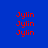 Red pixelated text 'Jylin' repeated across a blue background with light blue rectangular overlays in various positions.