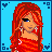 Animated contact sheet of pixel art characters with text bubbles showing sequential interactions between a red-haired woman and a man in green shirt, including partial body views and dialogue.