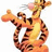Tigger from Winnie the Pooh appears in a pixelated animation with orange text reading 'TTFN' and 'ta ta for now' on black backgrounds.