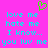 Bright pink background with cyan text and a green pixelated heart symbol above the text.