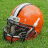 Pixelated football helmet on grass with green text 'Original Icons .com' on dark background.