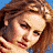A 48x48 pixel animated contact sheet showing three sampled frames of a celebrity-style buddy icon with varying poses and backgrounds, arranged in a 2x2 grid with one empty gray cell.