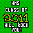 Green pixelated background with yellow and white text reading 'HHS CLASS OF 2011 HILL ROCK YOU!' in multiple repeated sections.