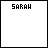 Pixelated text and symbols transition from partial phrases to full 'SARAH OWNS YOUR MOM' with glitched color effects on the final frame.