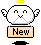 A 4-frame pixel art animation of a white angelic character with wings and halo, holding a