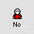 Pixel art character in red outfit with white face performing multiple poses including standing, bending, and raising arms over light gray background.