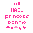 Pixelated pink text and symbols on white background, with two variations of heart arrangement below the text.