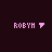 Pixelated text displays four names in pink on a dark background with one name having an arrow symbol.