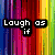 Six pixelated display text phrases over distinct backgrounds including rainbow stripes, purple with circles, and abstract patterns