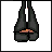 Pixel art animation of a blonde woman in a black top and dark pants, transitioning from legs to full body with text "Everyone loves a blonde" below.