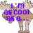 Pixelated moose with brown body and antlers, purple text overlays, and a side view showing open mouth with pink tongue.