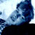 Pixelated static image of a person's face with blue and white tones, likely from an AOL Instant Messenger buddy icon.