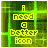 Pixelated green and yellow text on a -patterned background with four distinct frames showing subtle variations in brightness and contrast