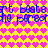 A static image with a yellow background covered in pink heart shapes, featuring blue pixelated text reading "rt. basta rt. basta" and "to preatho preat".