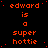 A static digital image displays repeated orange text on a black background with scattered red dots.