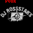 Animated sequence of a stylized character with 'DJ ASSIST' text above, displaying changing red text labels like PUNK, ROCK, SHU across frames.