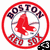 Circular red-bordered icon with 'BOSTON' text at top and a large red 'B' symbol in the center, surrounded by smaller gray elements.