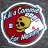 A circular icon with a white border contains a red and yellow skull-like figure against a pixelated background.