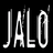 A split-screen icon with 'JALO' text on black left side and a woman in light top against beach background right side.