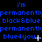Blue text on black background displays repeated phrases with animated sparkles and ellipses in a pixelated style.