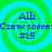 Four identical pixelated display blue text over green and cyan spiral backgrounds with no visible motion changes