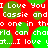 Static image with red background and green circular shapes containing repeated white text phrases.
