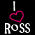 Pixelated icon with white vertical bar, pink heart outline, and 'ROSS' text on black background.