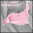 A pink fabric item lies on a gray surface with 'create' text in the top-left corner, while cyan pixelated text reads 'Dreams of You and Me' on a black background.