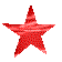 Red star-shaped icons with varying pixelated textures and partial forms arranged in a , some showing fragmented or distorted shapes