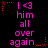 Pixelated text and star symbols arranged in a on black background, with pink and red elements repeating across three