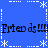 Blue background with white dashed lines and asterisks forming a , repeated black text reading 'Fried de' with four vertical lines, no visible motion