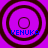 Four identical circular icons with concentric rings on a purple background, each displaying blue text "VENUKA" below the rings.