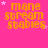identical orange text icons on a bright pink background, each displaying 'mane stream stables' with small white stars scattered around