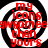 Red text reading 'my icons are better than yours' overlaid on a black-and-white spiral pattern, with visible pixelation and slight variations across four repeated