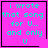 Four identical pink square with cyan text reading "i wrote that song for U... and only U" each contain a distinct small symbol in the bottom-right corner