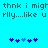 Pixelated text on cyan background with blue heart symbols, showing repeated phrases and animation changes in heart positions.
