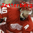 Red hockey jersey with number 16 and white winged logo, text overlays reading 'Zetterberg red wings' and 'hockey is awesome', pixelated style.