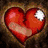 A four- pixelated image with a broken heart, a character, and text reading "see that? it's now you broke its useless..."