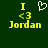 Yellow text and a white heart symbol on dark green background, with one version showing the heart as pixelated outline.