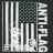 A 4-frame contact sheet of an animated buddy icon featuring a pixelated American flag design with