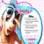 Pixelated avatar shows a person with light brown hair and dark eyes, wearing a blue and pink headband, next to a white oval with gray text lines.