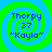 Four identical spiral-patterned icons with blue text reading "Thorpy 37 'Kayla'" on a green and light blue background.