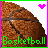 Pixelated basketball with green border, pink heart in corner, and 'Basketball' text below. Static image with brown tones and visible pixelation.