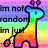 Pixelated giraffe with rainbow gradient body stands against colorful striped background, text "OMG A GIRAFFE" below right giraffe.