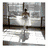 A ballet dancer in a white tutu performs various poses on a stage with wooden flooring and railings, captured