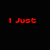 Red pixelated text reads "I Just Swallowed A Bug!" above a low-resolution image of a woman with long brown hair resting her head on a surface.